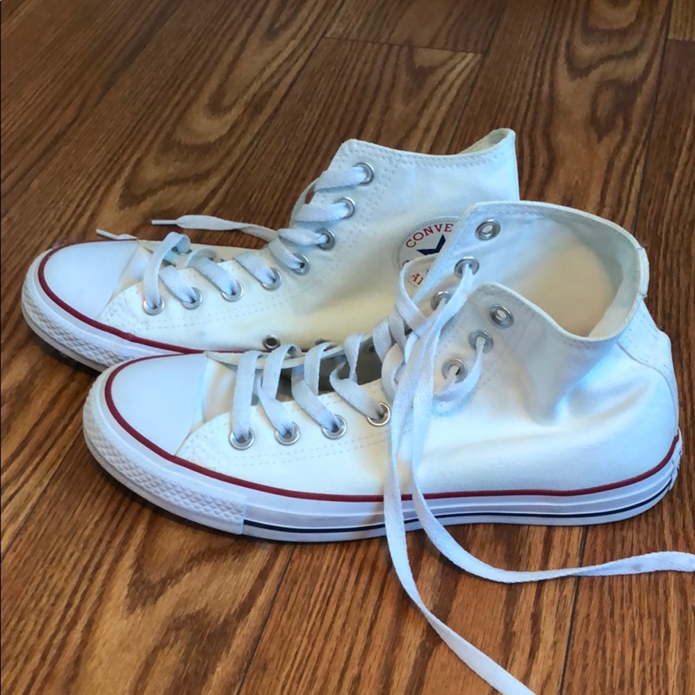 White High Top Converse